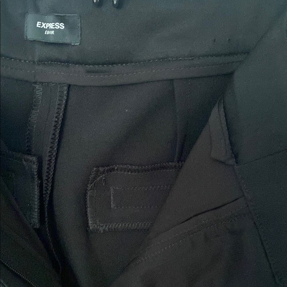 Express Editor Skinny Black Tapered Trousers with Modern Fit - Picture 5 of 9